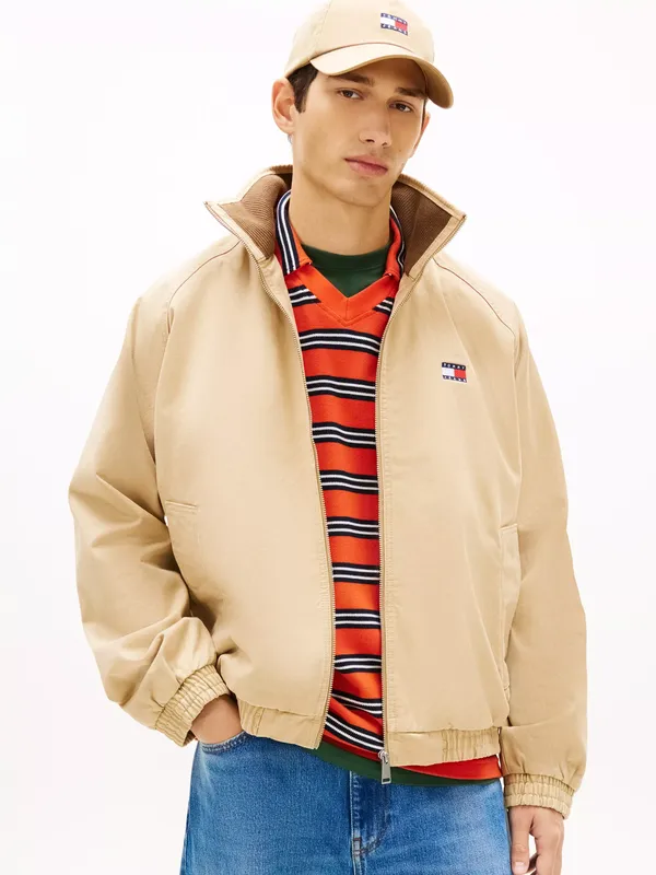 Tommy Hilfiger Twill Zip-Through Bomber Jacket
