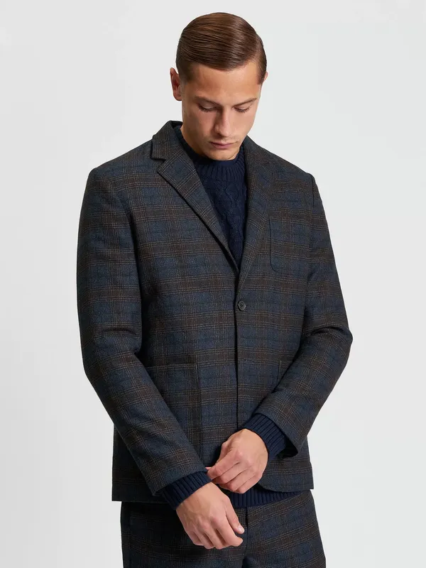 Ben Sherman Check Blazer