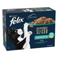 48 x 85g Felix Wet Cat Food - 3 + 1 Free! *