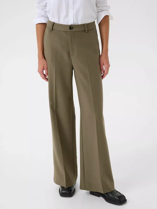 Part Two Ninnesa Relaxed Fit Tailored Trousers, Tarmac