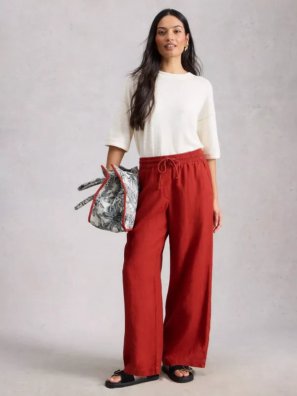 White Stuff Ally Pure Linen Trousers