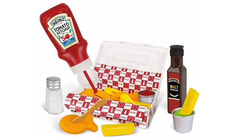 Heinz Toy Fish and Chips Takeaway Play Food Set