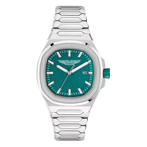 Aston Martin Men's SN71 Octagon Stainless Steel Analogue Quartz Watch