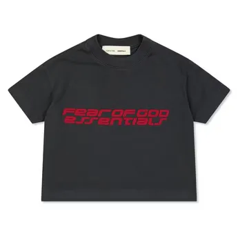 Fear Of God Essentials Unisex Kids' Regular Fit Logo T-Shirt