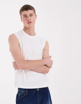 tank in washed white