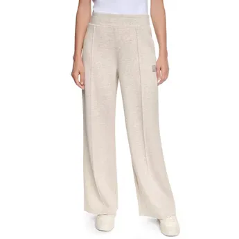 DKNY Women's DKNY Sport Fleece High-Waisted Open-Hem Joggers