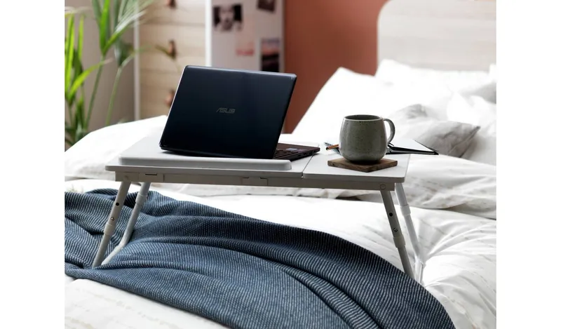 Argos Home Portable Laptop Tray - White