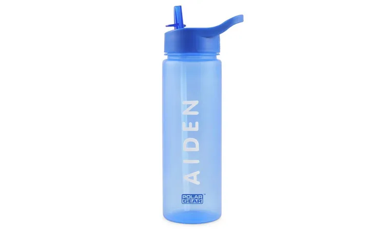 Polar Gear Blue Personalised Water Bottle - 600ml