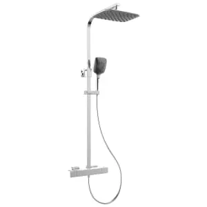 Wickes Supremo Thermostatic Mixer Shower - Chrome