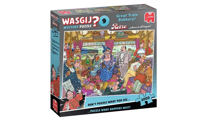 Wasgij Retro Mystery 9 Great Train Robbery Puzzle