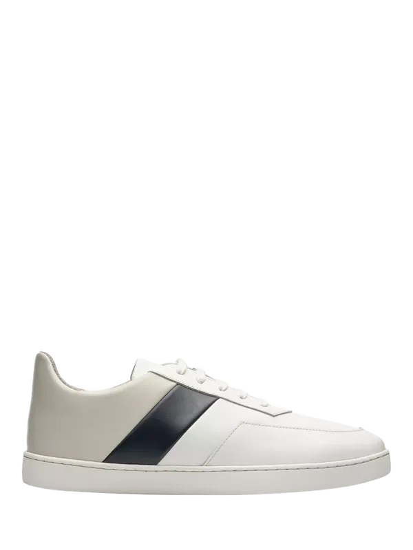 JAK Atlas Low II Leather Trainers, Blue Dust