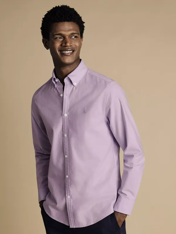 Charles Tyrwhitt Slim Fit Button Down Collar Cotton Shirt