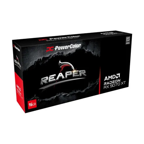 Powercolor Radeon RX 9070 XT Reaper (16GB GDDR6/PCI Express 5.0/2970MHz/20000MHz)