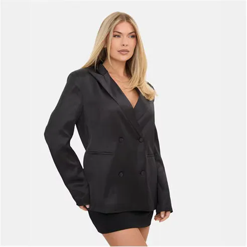 I Saw It First Satin Blazer