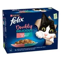 48 x 85g Felix Wet Cat Food - 3 + 1 Free! *