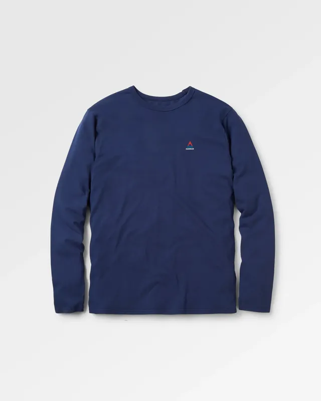 Passenger Clothing Classic Logo LS T-Shirt - Rich Navy