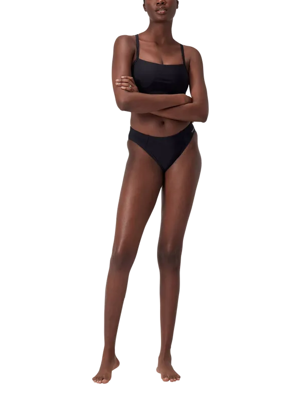 Speedo Mix and Match Fitness Bikini Bottoms, Anthracite