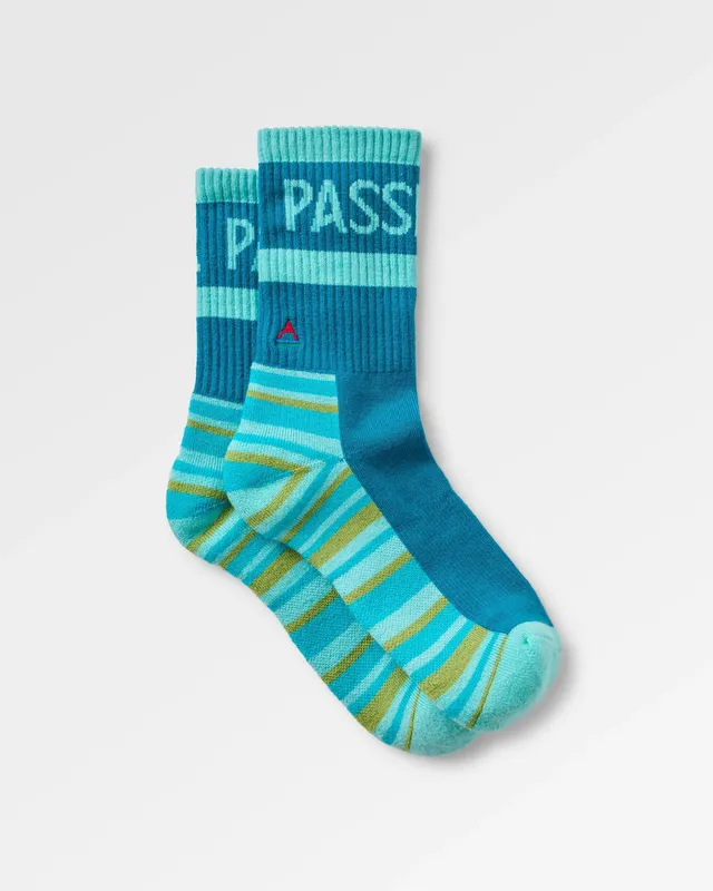 Passenger Clothing Tahoma Active Socks - Mediterranean