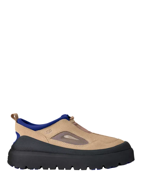 UGG Heritage Utility Axoid Suede Blend Trainers, Sand/Regal Blue