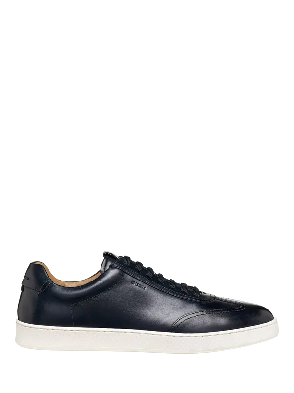 Geox Regio Leather Lace Up Trainers