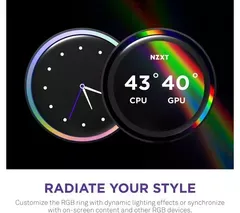 NZXT Kraken Elite 240 RGB 240 mm Liquid CPU Cooler 2000 RPM - RGB LED, Black