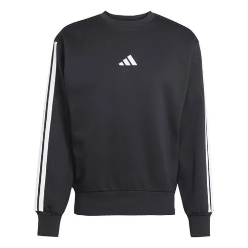 adidas Essentials 3-Stripes Fleece Sweatshirt Mens