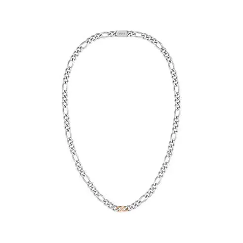 Boss Men's Rian Stainless Steel Figaro Magnetic Chain Necklace
