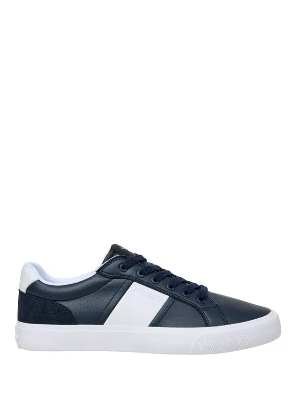 Hackett London Heritage Blake Handle Leather & Suede Trainers