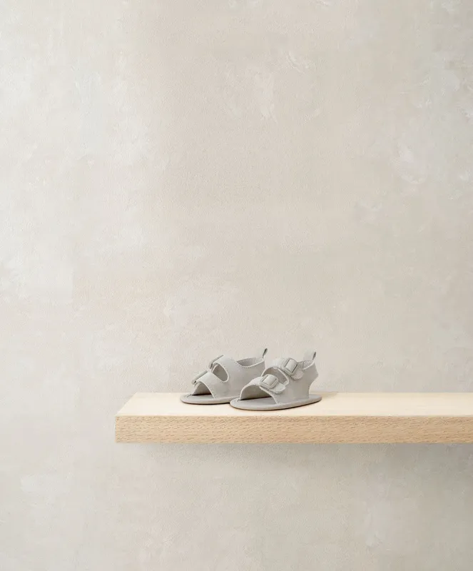 Mamas & Papas Stone Suede Sandals
