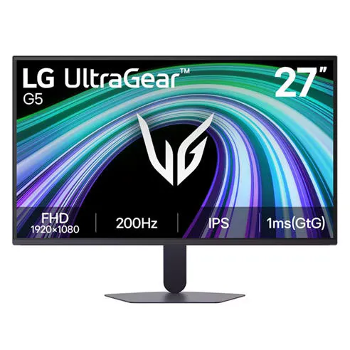 LG 27G523B-B 27 Inch UltraGear G5 200Hz NVIDIA G-SYNC Gaming Monitor