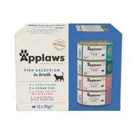 Applaws Adult Cat Cans Tuna/Fish in Broth 70g
