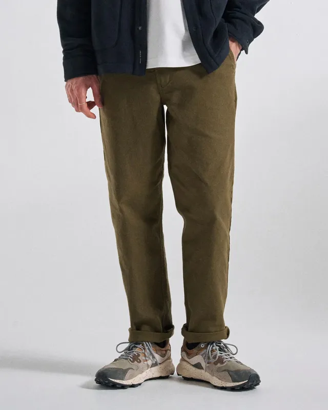 Passenger Clothing Adventurer Canvas Trouser - Dark Olive