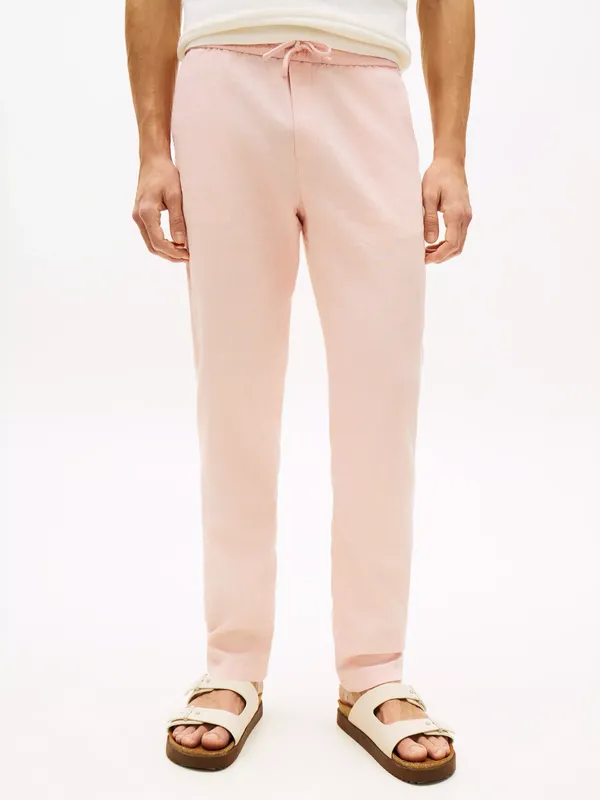 Tommy Hilfiger Harlem Tapered Linen Blend Chinos