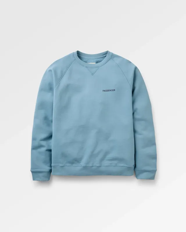 Passenger Clothing Roamer Men's Sweatshirt - Faded Denim