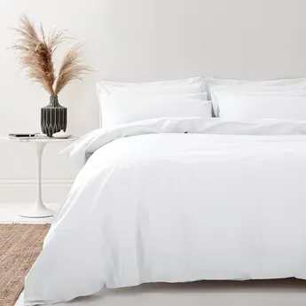 Jack Wills 200 Thread Count White Cotton Duvet Cover Set