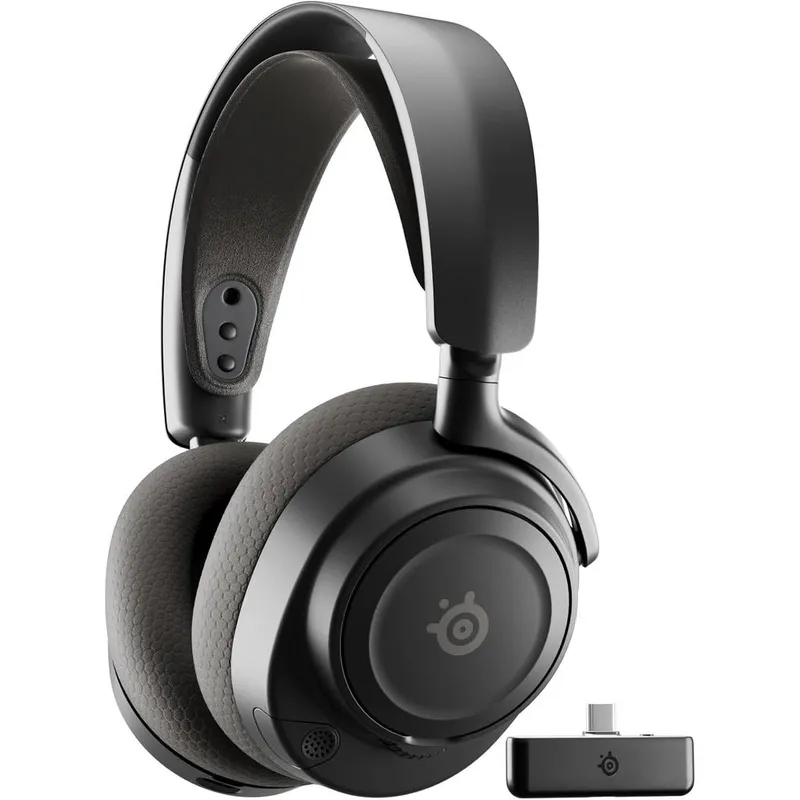 Steelseries Arctis Nova 7X Gen 2 noise-Cancelling gaming wireless Headphones with microphone - Black – Refurbished, Excellent