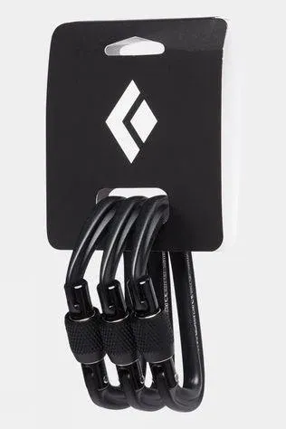 Black Diamond HotForge Screwgate Carabiner (3 Pack)