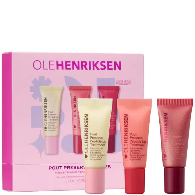 Ole Henriksen Pout Petities Mini Lip Trio (Worth £31, Saving 25%)