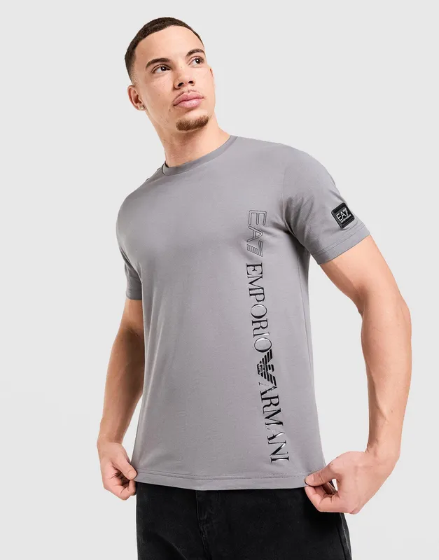 EA7 Emporio Armani Badge Vertical Logo T-Shirt