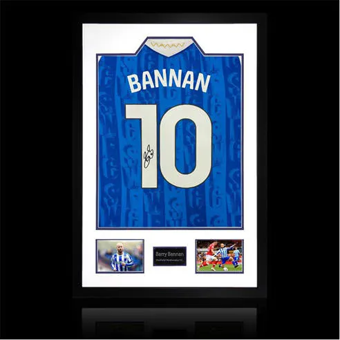 The Fan Cave Barry Bannan Signed SheffieldWednesday 25/26 Shirt