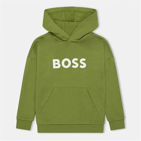 Boss Kids' Logo Pullover Hoodie