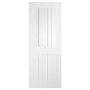 LPD Internal Laminate Cottage Glazed Pre-Finished White Door - 838 x 1981mm