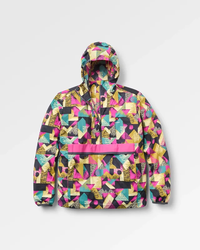 Passenger Clothing Viento Windshell Anorak - Mosaic Mountain Charcoal