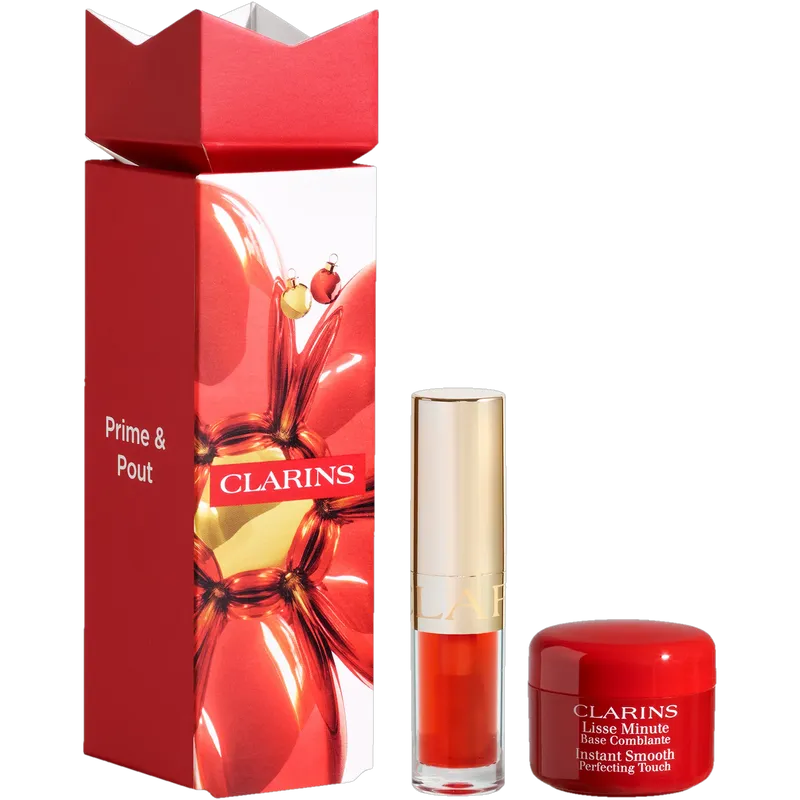 Clarins Prime & Pout Stocking Filler Gift Set
