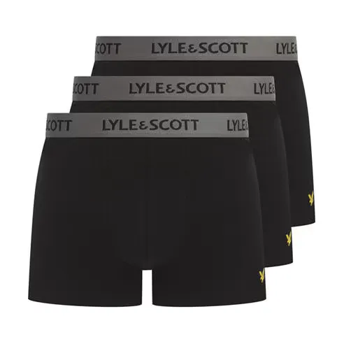 Lyle and Scott Men's 3 Pack Cotton Trunks