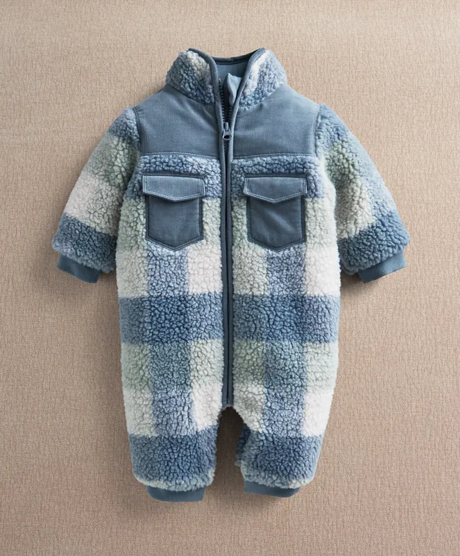 Mamas & Papas Gingham Pramsuit