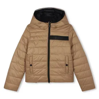 Boss Kids' Reversible Lightweight Insulated Short Puffer Jacket