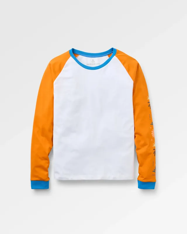 Passenger Clothing Stack LS Raglan T-Shirt - White