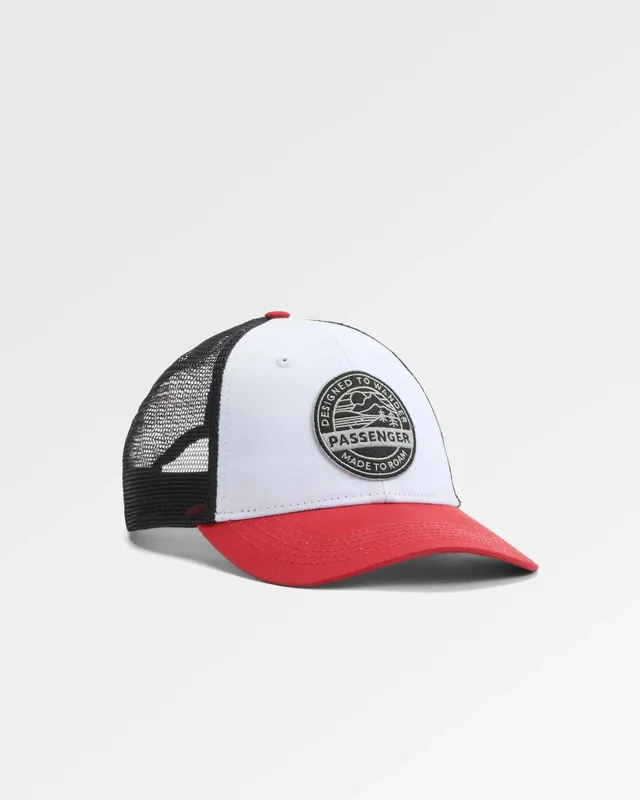 Passenger Clothing Odyssey Mesh Cap - Black/Red Spice