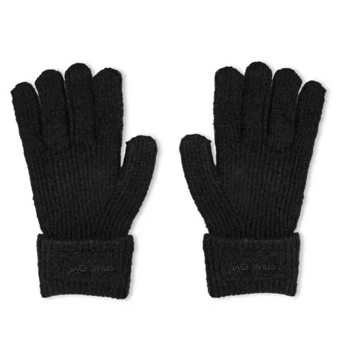 Jack Wills Adults Knitted Fleece Gloves
